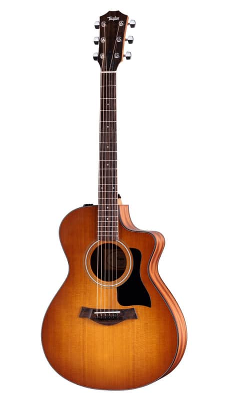 Taylor 112ce Special Edition Concert Acoustic/Electric Guitar Honeyburst with Deluxe Gigbag image 1