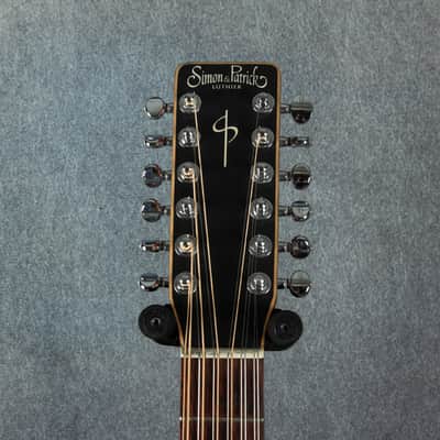 Simon & Patrick Cedar 12 12 String Dreadnought Acoustic - Natural - 2nd Hand image 4