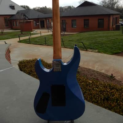 Kramer Pacer 1985 - Flip Flop Blue/Purple Tilted Bridge Pickup image 8