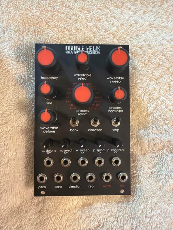 Pittsburgh Modular Double Helix Wavetable Processor 2022 - Black Aluminum image 1