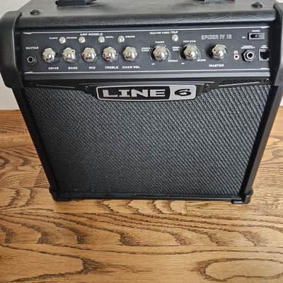 Line 6 Spider IV 15 15-Watt 1x8" Digital Modeling Guitar Practice Amp 2009 - 2016 - Black image 2