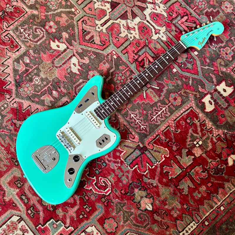 Fender American Vintage '62 'Thin Skin' Jaguar 2007 - Sea Foam Green - Mastery Bridge Upgrade