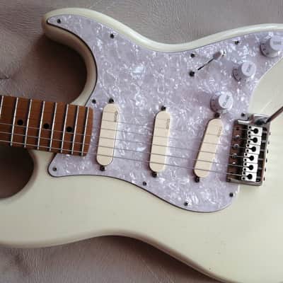 EMG DG20 David Gilmour Pre-Wired Loaded Strat Pickguard 2010s - Ivory/White Pearl image 1