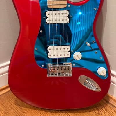 Unbranded Strat-style hardtail - Red sparkle image 7
