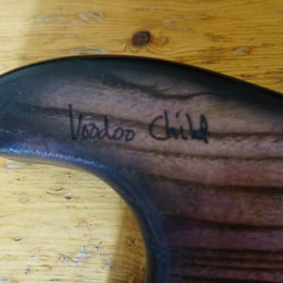 Warmoth Swamp Ash stratocaster body guitar left handed Jimi Hendrix design by Pistols Crown 2021 image 3