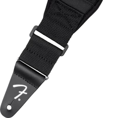 Fender Swell Neoprene Guitar Strap, Ultimate Comfort, 2" Wide, Black image 8
