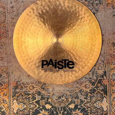 RARE EARLIER PAISTE Signature 20” FLAT RIDE 2474 g Clean Smooth Glassy Controlled Definition! Discontinued image 2