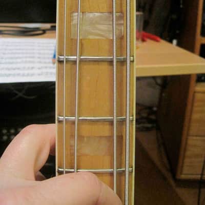 1974 Fender Jazz Bass Left-handed Lefty -- All Original image 7