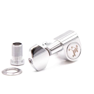Tone Ninja Import 2-Pin tuner set, 6 Inline staggered, LH, Chrome