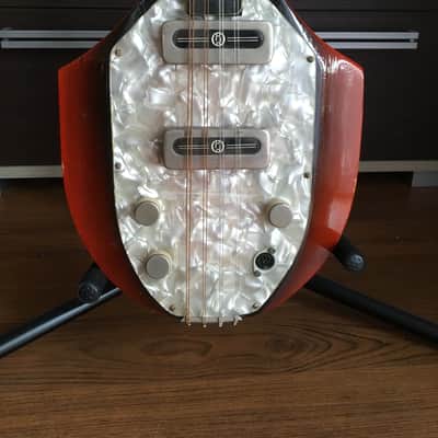 Orfeus Mandolin 1960 Red burst image 1
