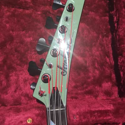 Jackson P-Style 8 String Bass 1988 Military Green image 3