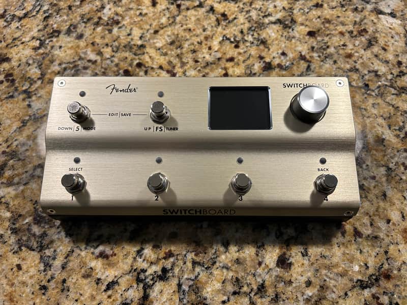 Fender Switchboard Effects Operator 2024 - Present - Gold image 1