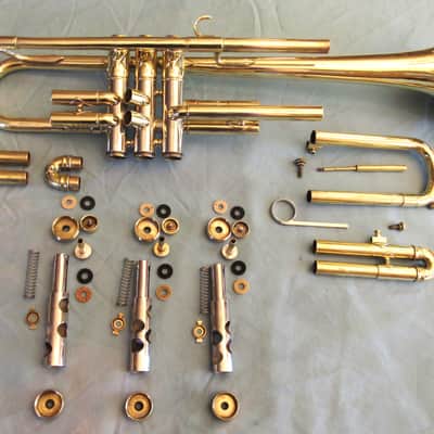1929 Holton Llewellyn Model pro trumpet, past valve job, fantastic player, VGC image 21