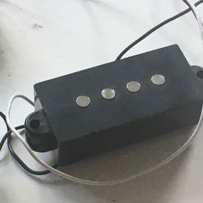 Lot Of 3 Black Jazz Bass Pickups + Covers Precision Electric Guitar Fender Relic image 3