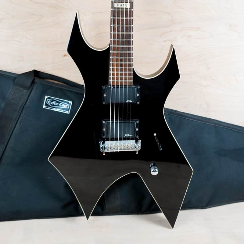 B.C. Rich Signature Special 7 Mick Thomson 2002 Black w/ Bag