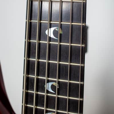 Yamaha TRBJP2 John Patitucci Signature 6-String Bass TRB-JP2 2021 - Transparent Dark Red Excellent Condition **SCOTT'S BASS LESSONS GIVEAWAY WINNER** image 5