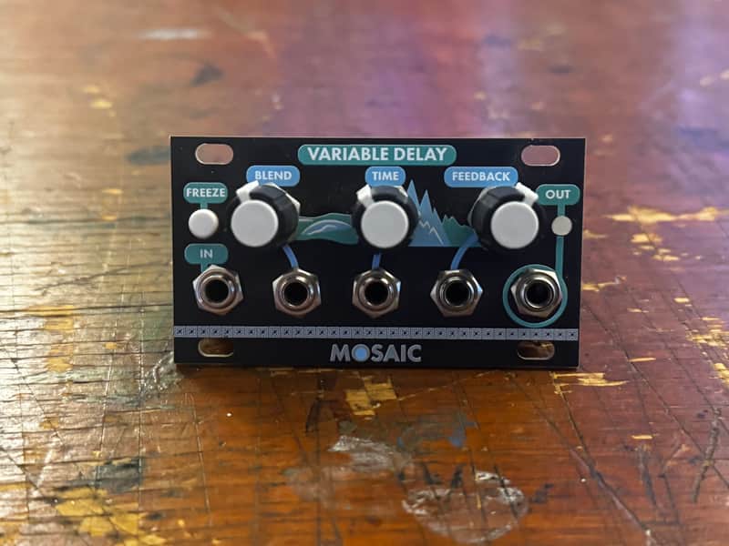 Mosaic Variable Delay Eurorack Module – Daisy Seed DSP – Intellijel 1U Reflashable image 1