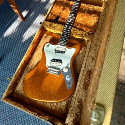 Fender Pawn Shop Super-Sonic 2013 - 2014 - Sunfire Orange Flake WITH CASE image 2