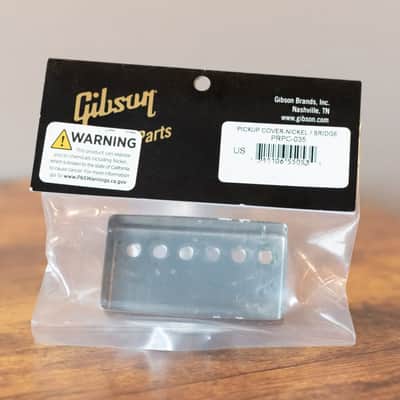 Gibson Bridge Humbucker Cover Nickel image 6