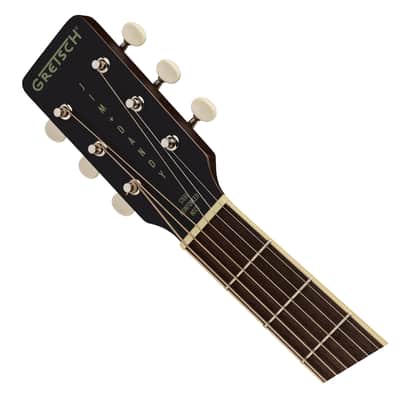 Used Gretsch Jim Dandy Concert Acoustic Guitar - Deep Cherry Burst image 4