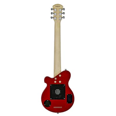 Pignose PGG-200-CA Basswood Body Bolt-On Maple Neck Mini/Travel Built-In Amp 6-String Electric Guitar w/Gig Bag image 2