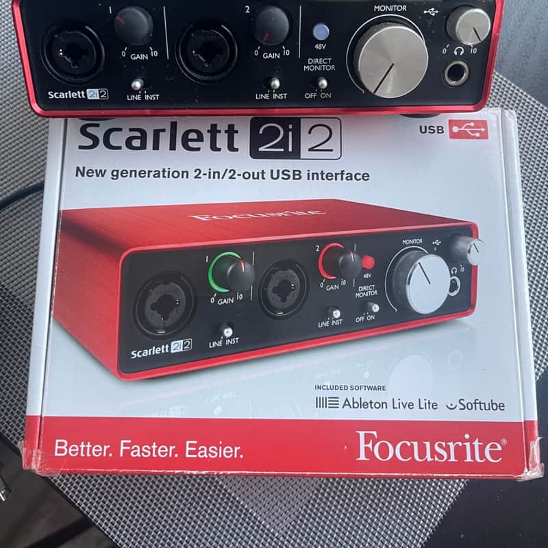 2016 – 2018 Focusrite Scarlett 2i/ 2nd Gen USB Audio Interface…