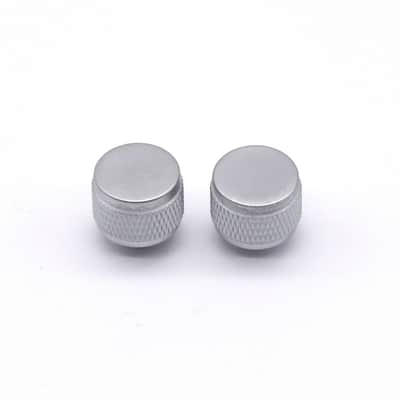 KD By AxLabs Threaded Strap Buttons (2) - Gretsch®-Style - Satin Chrome image 1