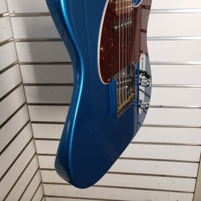 G&L USA Fullerton Deluxe ASAT Classic Blue Metal Flake image 4