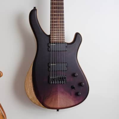 LAB Guitars Custom 7 String 2024 - Black Cherry Fade image 20