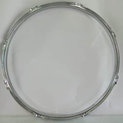 Ludwig 15" COB BRASS 60s Triple-Flange Snare Drum Chrome Resonant Rim/Hoop 8-Lug image 8