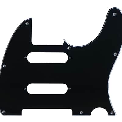 New 3 Ply Black Fits Fender Telecaster Double ST Single Coil Guitar Pickguard image 1