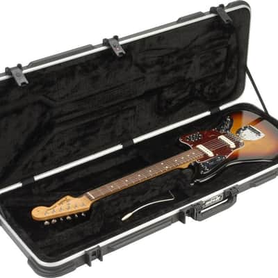 SKB Cases Molded Hardshell Case with Plush Foam Interior, TSA Latch, and Over-Molded Handle for Fender Jaguar or Fender Jazzmaster Guitar image 7