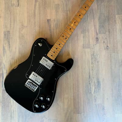 Fender Telecaster Deluxe 1973 - Black image 1