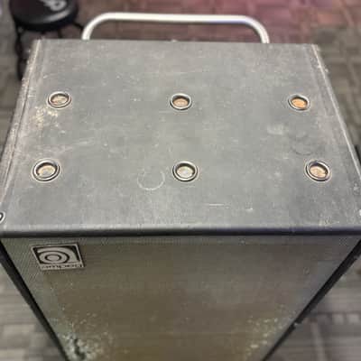 Vintage Ampeg V4B 2x15 bass cabinet with EV 15B speakers image 7