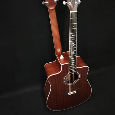 12/6 Strings Acoustic Double Neck, Double Sided Busuyi Guitar, Travel Acoustic Guitar image 3