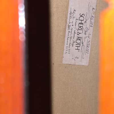 Scherl and Roth RG1E3 Solid Spruce Top 2001 - Traditional Reddish-Brown Nitro-Cellulose Varnish image 2