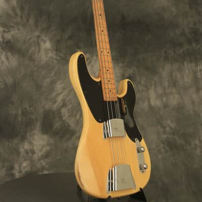original 1954 Fender Precision Bass Blonde w/Tweed case image 6