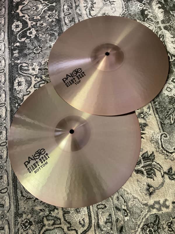 Paiste 15" Giant Beat Hi-Hat Cymbals (Pair) image 1
