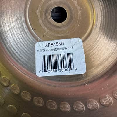 Zildjian Pitch Black 15” Mastersound Hi Hat Cymbals image 8