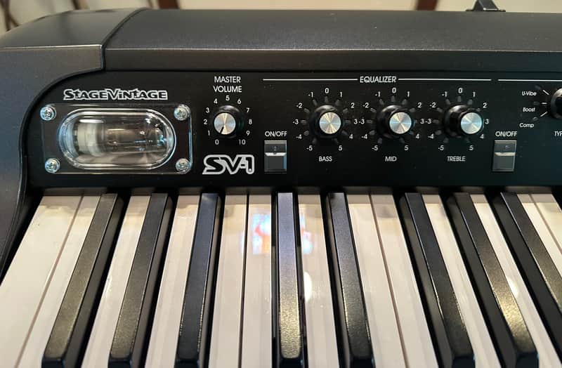 Korg SV1-73 Stage Vintage Digital Piano 2009 - Present - Black with White / Black Keys image 1