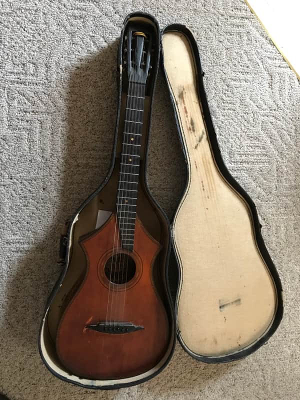Edmund Paulus Guitar Wood Guitar 1890 Brown image 1