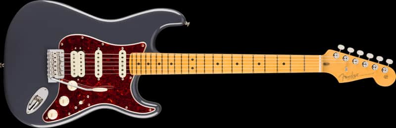 Fender American Professional Classic Stratocaster HSS - Faded Black image 1