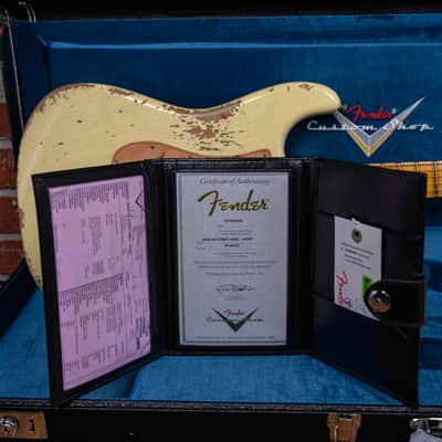 Fender Custom Shop SR25-69 Stratocaster Heavy Relic Aged Vintage White 2026 w/OHSC image 15
