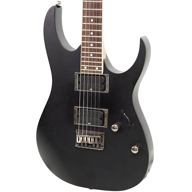 Used Ibanez RG321MH Black Electric Guitar | Reverb