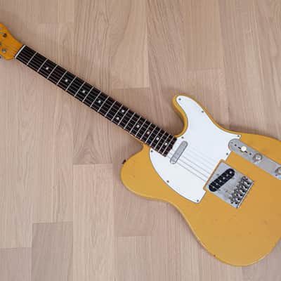 1980s Tokai Breezysound Model TE50-BLR T-Style Vintage Electric Guitar Butterscotch Japan w/ Case image 11