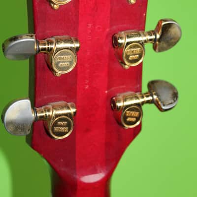 Yamaha SG 1000 (1979/80) – Cherry Sunburst Refinish – Custom Scalloped Fretboard image 7