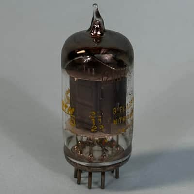 1959 Sylvania 12AU7 ECC82 Vintage 1950s Long Plate D Getter Preamp Tube! T386 image 2