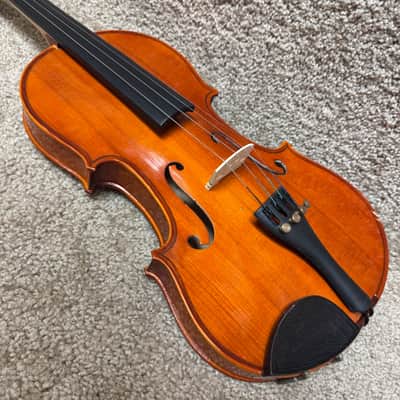 Violin Unlabeled 4/4 w/Case & Bow B image 3