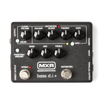 MXR M80 Bass DI + w/ Distortion - Bass Guitar Effect Pedal image 5