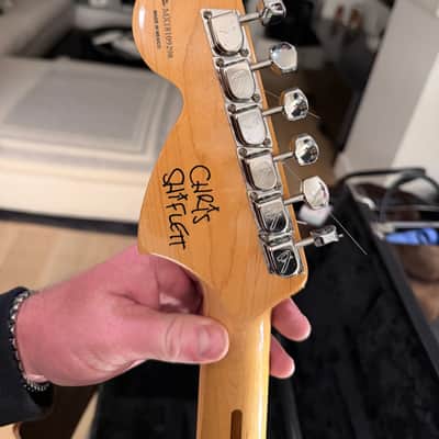 Fender “Chris Schiflet foo fighters” Telecaster deluxe 2016-2022 - Shoreline gold image 11